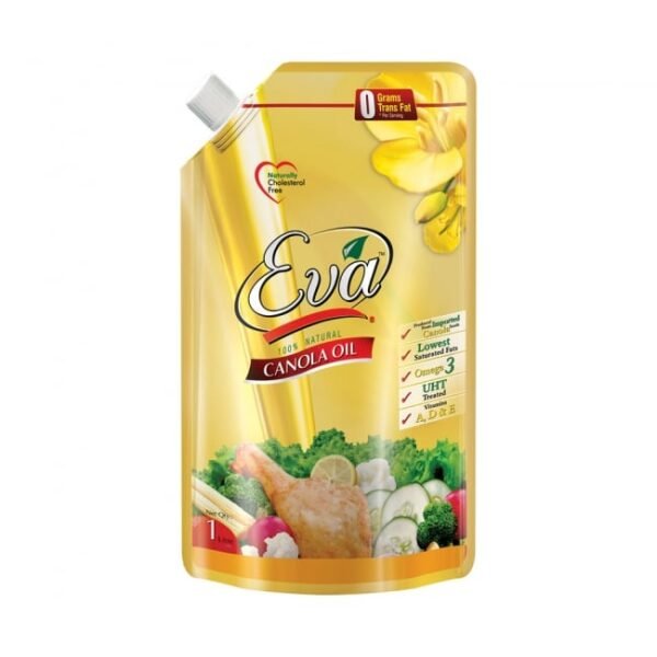 Eva Cooking Oil 1 Litre Pouch